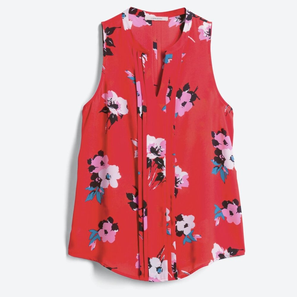 COPY - 41 Hawthorn -  Breyson Pleat Detail Split Neck Blouse
